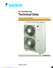 Daikin RZQG-L8Y1 Series Technical Data Manual