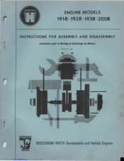 Wisconsin 191R Instructions For Assembly