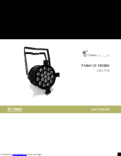STARVILLE PAR64 CX-3 RGBW User Manual