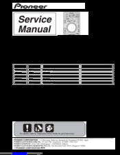 Pioneer CDJ-350 Service Manual