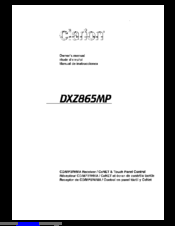 Clarion DXZB6SMP Owner's Manual