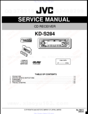 JVC KD-S284 Service Manual