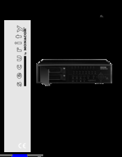 Monacor DMR-1608A Instruction Manual