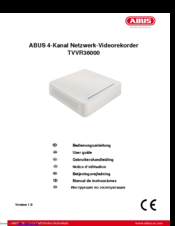Abus TVVR36000 User Manual