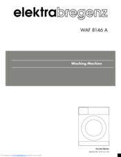 Elektrabregenz WAF 8146 A User Manual