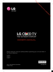 LG 55EA9709 Owner's Manual