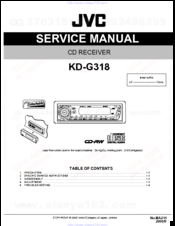 JVC KD-G318 Service Manual
