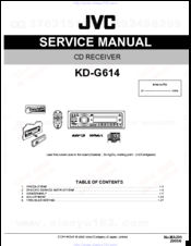 JVC KD-G614 Service Manual