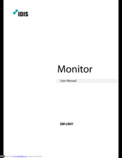 Idis sm-u841 User Manual