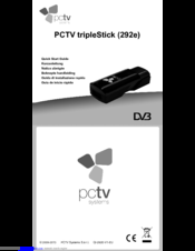 PCTV Systems triplestick Quick Start Manual