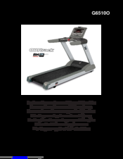 BH FITNESS G6510O Instructions For Assembly And Use