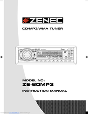 ZENEC ZE-60MP3 Instruction Manual