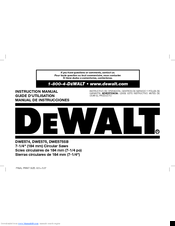 DeWalt DWE574 Instruction Manual