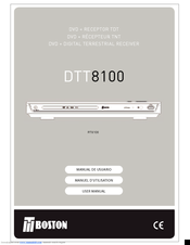 Boston DTT8100 User Manual