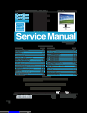 Philips 241B4PYCB/75 Service Manual