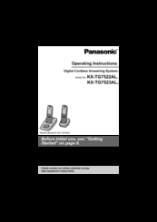 Panasonic KX-TG7523AL Operating Instructions Manual