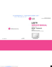 LG RZ-20LA70 Service Manual