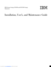 IBM TotalStorage DS5300 Installation, User's, And Maintenance Manual