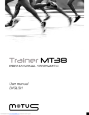 Motus Trainer MT38 User Manual