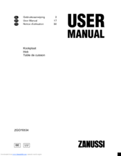 Zanussi ZGO63414 User Manual