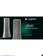 Logitech Z600 Setup Manual