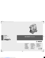 Bosch GAS 55 M AFC Professional Original Instructions Manual