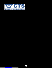 CTS FOS-3148 Series User Manual
