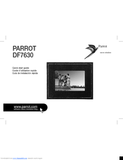 Parrot DF7630 Quick Start Manual