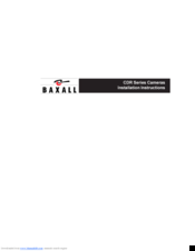 Baxall CDR Series Installation Instructions Manual