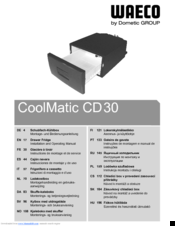 Waeco CoolMatic CD30 Installation And Operating Manual