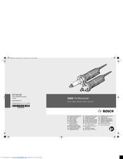 Bosch GGS Professional 8 CE Original Instructions Manual