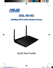 Asus DSL-N14U Quick Start Manual
