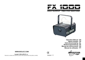 JBSYSTEMS Light FX 1000 Operating Manual