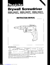 Makita 6823TP Instruction Manual