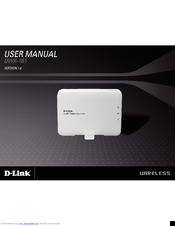 D-Link DWR-161 User Manual