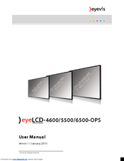 Eyevis EYE-LCD-6500-OPS User Manual