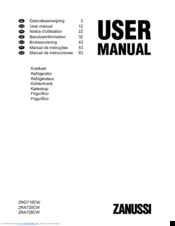 Zanussi ZRA720CW User Manual
