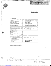 GE GSD2400L Use And Care Manual