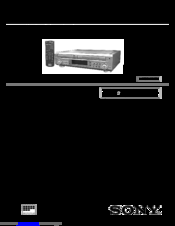 Sony SLV-7700KME Service Manual