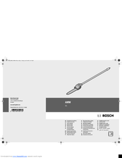 Bosch AMW SG Original Instructions Manual