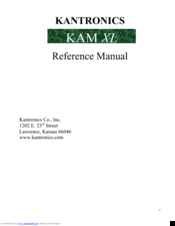Kantronics KAM XL Reference Manual