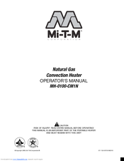 Mi-T-M MH-0100CM1N Operator's Manual