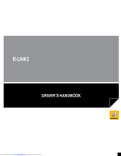 Renault R-LINK2 Driver's Handbook Manual