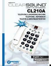 Geemarc CL210A User Manual