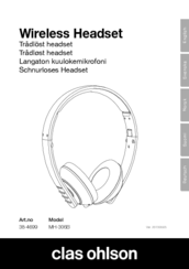 Clas Ohlson MH-306B Instruction Manual