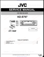 JVC KD-S797 Service Manual