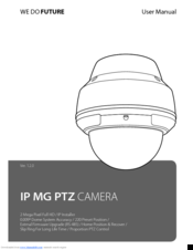 MG Security Solutions IP MG PTZ CAMERA User Manual