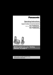 Panasonic KX-TG8523AL Operating Instructions Manual