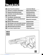 Makita 6836 Instruction Manual