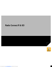Renault Radio Connect R & GO Manual